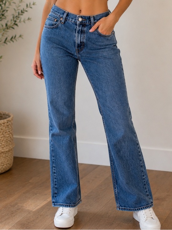Levi's Denim - Levi's 550 Relaxed Fit Bootcut Jeans Size 14 M